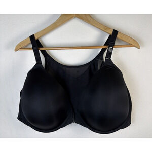 Torrid Curve T-shirt 42 H Women's Bra lightly lined front Smoothing Black NWT